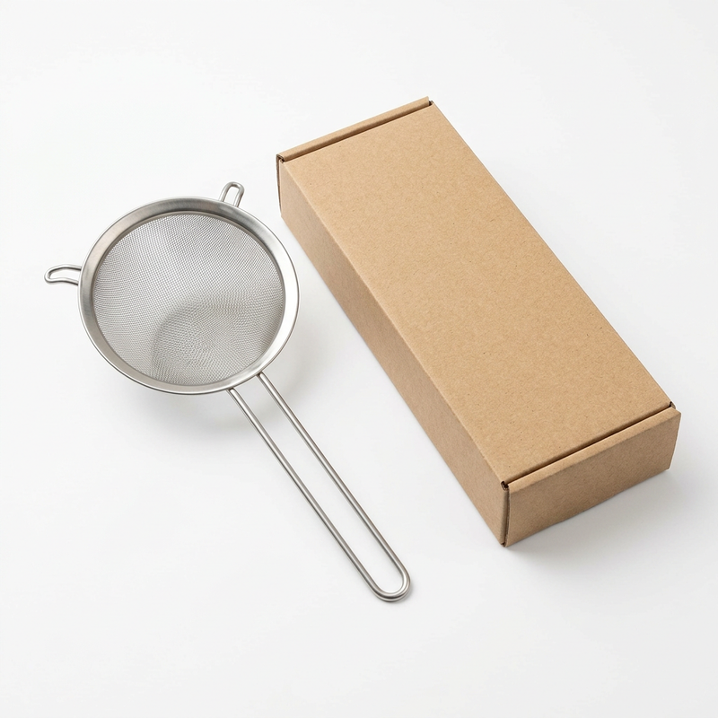Fine Mesh Kitchen Strainer with Long Loop Handle