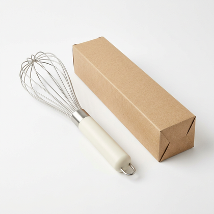 Balloon Whisk with Ivory Handle and Hanging Loop